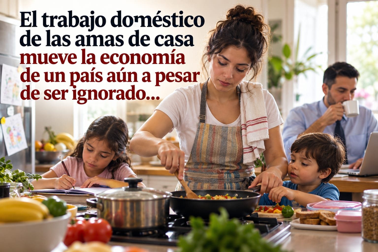 El trabajo doméstico de las amas de casa mueve la economía de un país, a pesar de ser ignorado. Nota Antropológica
