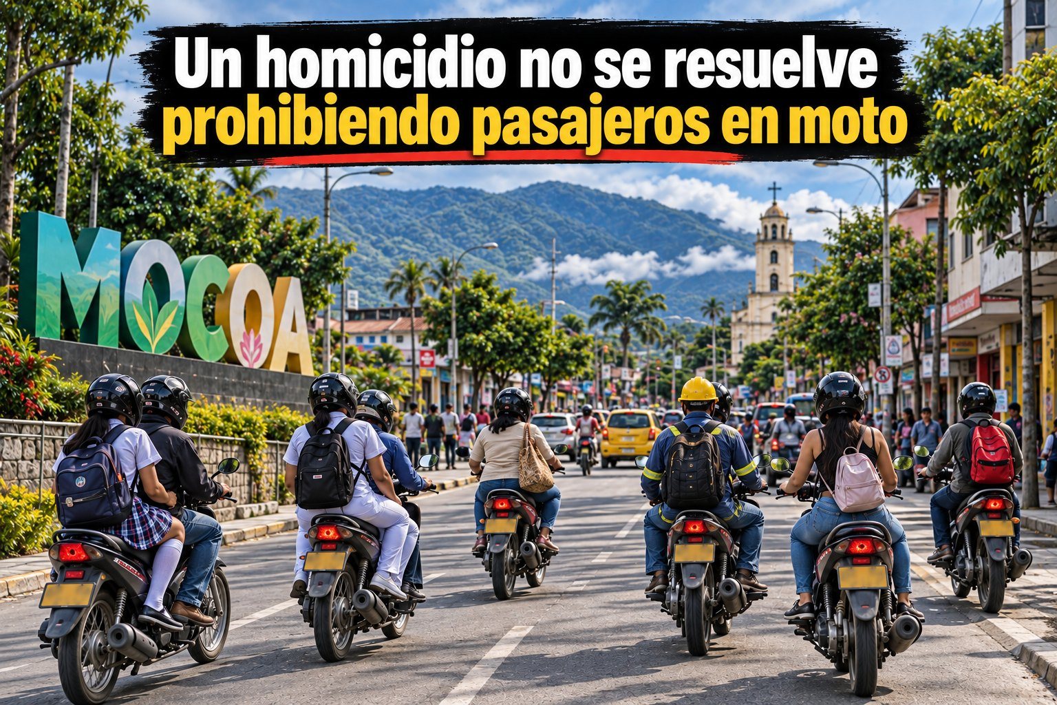 Un homicidio no se resuelve prohibiendo pasajeros en moto
