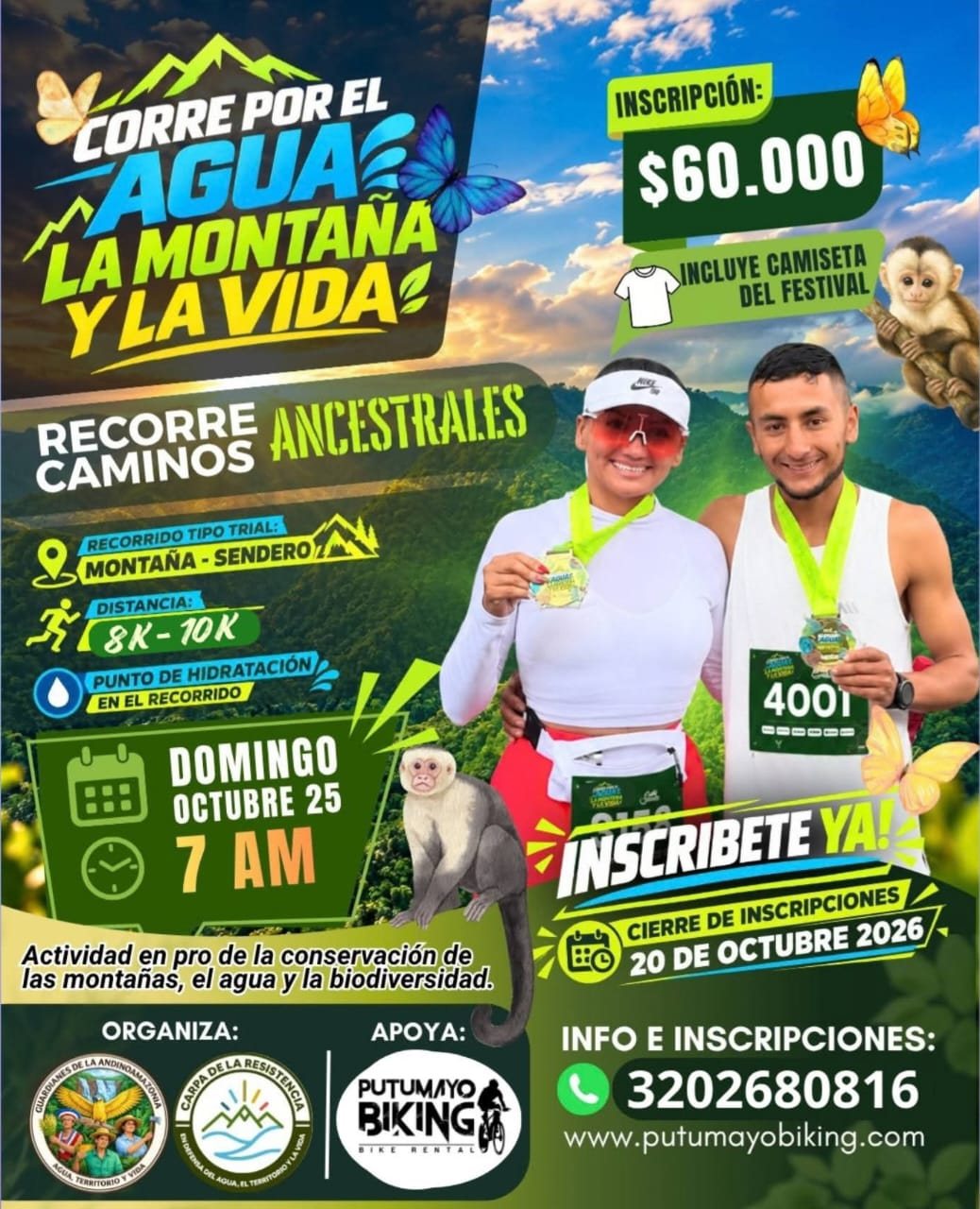 Corre por el agua, la montaña y la vida
