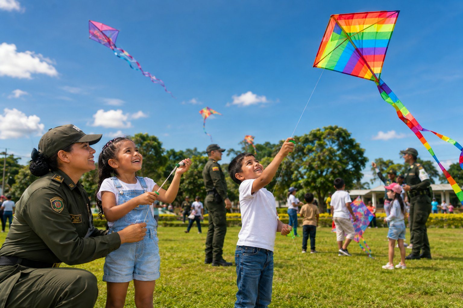 En el Valle del Guamuez, los niños elevaron sus sueños de agosto